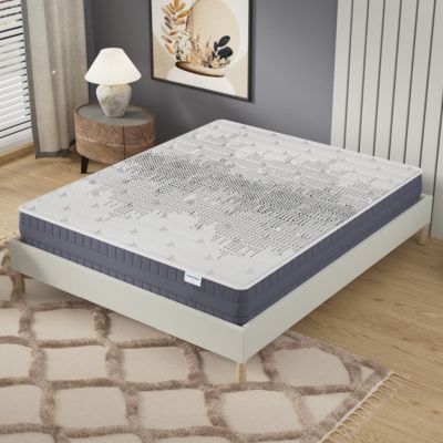 Matelas Polaris - Mousse Graphène à Mémoire de Forme- Fraîcheur -Régulation Thermique - (90 x 190 cm) -Épaisseur 22cm