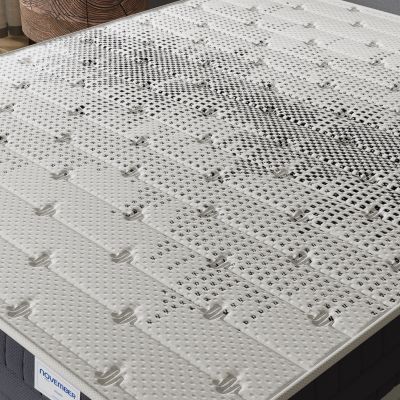 Matelas Polaris - Mousse Graphène à Mémoire de Forme- Fraîcheur -Régulation Thermique - (90 x 190 cm) -Épaisseur 22cm