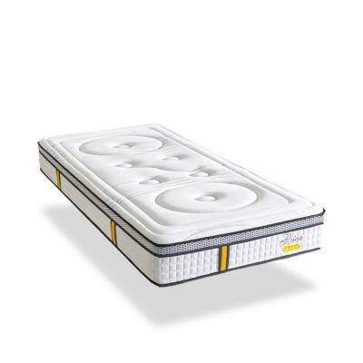 Matelas Reina 2.0 - Hybride ressorts ensachés + mémoire de forme - Équilibré - 26 cm - 90x200 cm
