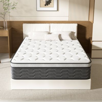 Matelas Ressorts 120x190 cm, 30 Cm Épaisseur, Confort, 7 Zones Ergonomique