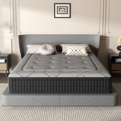 Matelas Ressorts 160x200 cm de Forme en Mousse et Ressorts, 25 cm Épaisseur