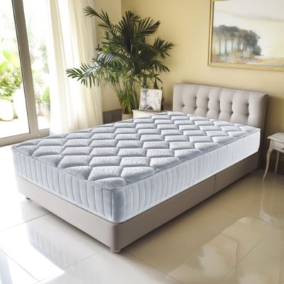 Matelas Ressorts 90x190 cm - 20 cm d'épaisseur - Accueil Ferme - Soutien Ferme - 5 Zones de Confort - Confort Quotidien - MATELAS