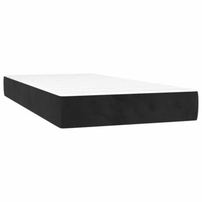 Matelas à ressorts ensachés 80 x 160 cm Noir vidaXL