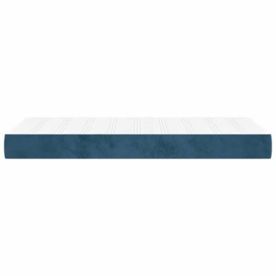 Matelas à ressorts ensachés 90 x 220 x 20 cm Bleu foncé vidaXL