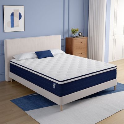 Matelas à Ressorts ensachés 90x190cm, 25 cm d'épaisseur