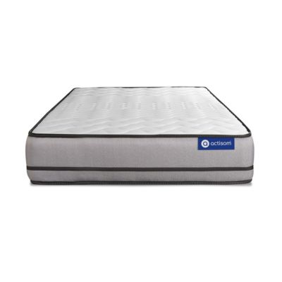 Matelas Ressorts ensachés - Confort très ferme et accueil ferme - 20 d'épaisseur, 3 zones de confort - Aération naturelle