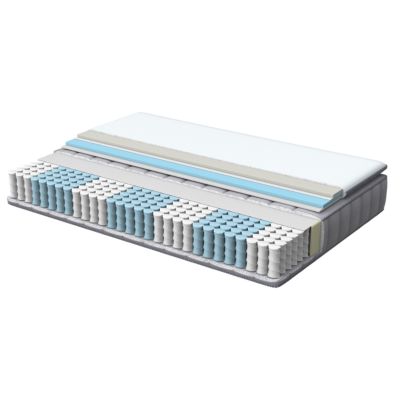 Matelas à ressorts ensachés en mousse à mémoire de forme avec gel PLEASANT Moyennement ferme 140 x 200 cm