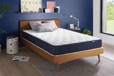 Matelas  Ressorts ensachés et mémoire de forme - Confort : Equilibré