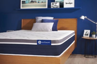 Matelas  Ressorts ensachés et mémoire de forme - Confort : Mi-ferme