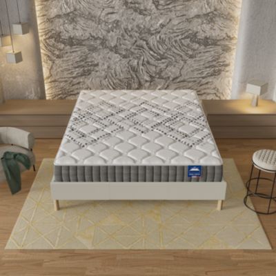 Matelas Ressorts Ensachés et Mousse Haute Densité Ép. 20 cm Eliha