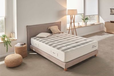 Matelas Ressorts Ensachés Grand Spring Nature - 160X200, 30cm - Moonia
