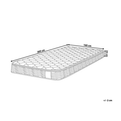 Matelas à ressorts ensachés SPLENDOUR Ferme 160 x 200 cm