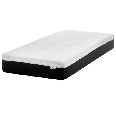 Matelas simple en mousse de latex moyenne avec housse amovible 90 x 200 cm COZY