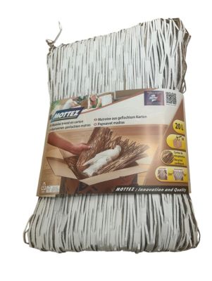 Matelas tressé en carton nid d'abeilles Mottez