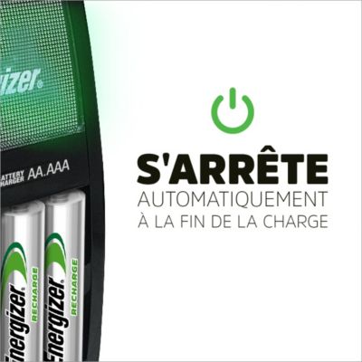 Maxi chargeur + 4 aa 2000mah Energizer