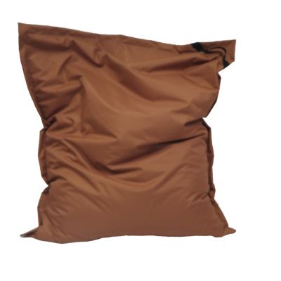 Maxi coussin Big-Bag uni terracotta 140 x 120 cm Easy Life