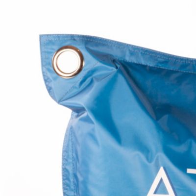 Maxi coussin déperlant intérieur / extérieur imprimé côte atlantique bleu 130 x 110 cm
