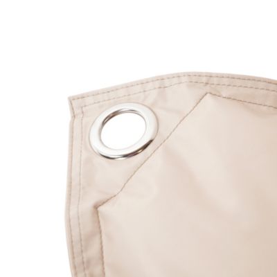 Maxi coussin déperlant intérieur / extérieur uni beige 140 x 120 cm