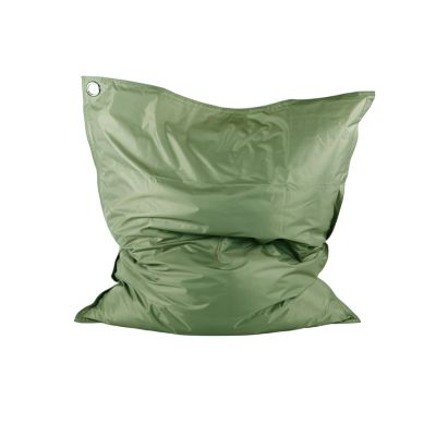 Maxi coussin déperlant intérieur / extérieur uni vert 140 x 120 cm