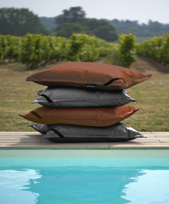 Maxi coussin Easy for life orange terracotta L.130 x l.80 x H.15 cm