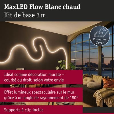 Guirlande Lumineuse LED 10 M – 180 LEDs Blanc Chaud – Contrôleur 8 Modes – Pour Intérieur Et Extérieur
