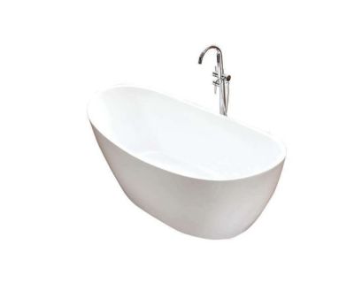 MAYA - Baignoire ilot - Blanc - 80x170x68cm