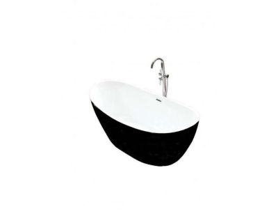 MAYA - Baignoire ilot - Noir - 80x150x68cm