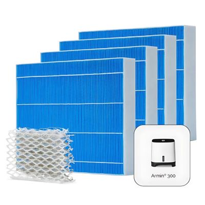 Meaco Armin Pack 4x coussins + Silvertex pour Armin 300ml. Sans calcaire, antimicrobiens, longue durée.
