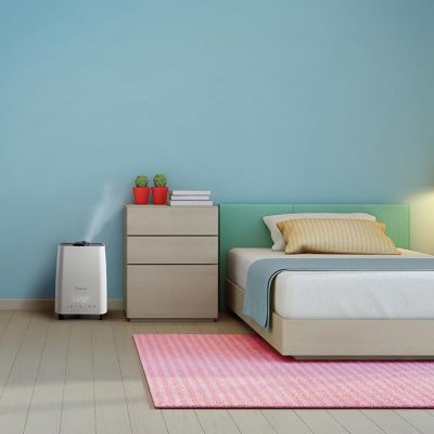 Meaco Deluxe 202 Humidificateur & Purificateur. Brouillard froid/chaud, HEPA & Charbon. Jusqu'à 65 m².