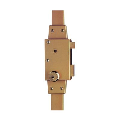 Mecanisme CAVITH 4572 A2P Iseo 9704VFCA01.5 serrure multipoints 3 points verticale fouillot droit or
