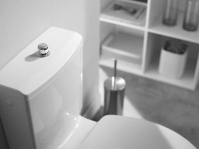 Mécanisme de chasse d'eau à tirette Wirquin chromé