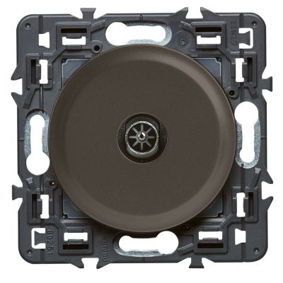 Mécanisme de prise télévision simple Legrand Céliane graphite