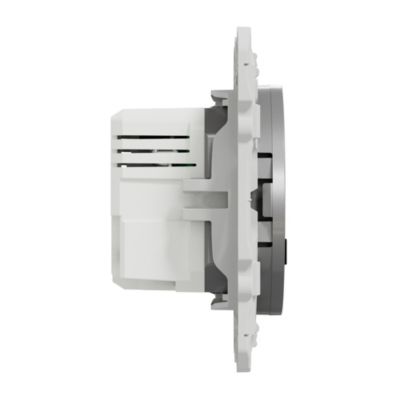 Mécanisme double chargeur usb A + C 12W Schneider Electric Odace aluminium