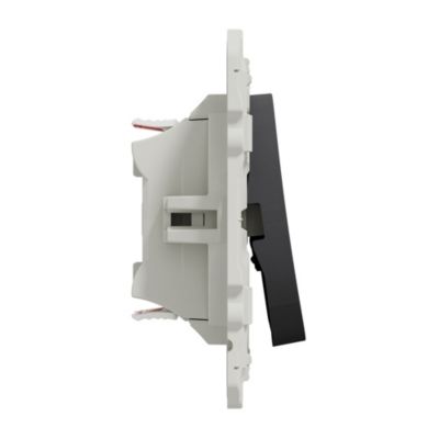 Mécanisme interrupteur double va-et-vient Schneider Electric Odace anthracite