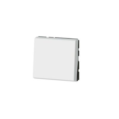 Interrupteur va et vient voyant Cache Support 48x48x41mm ABS Blanc