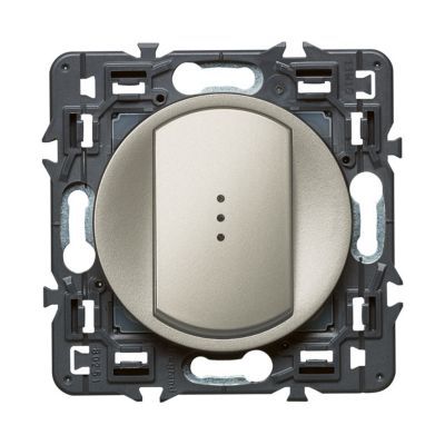 Mécanisme poussoir lumineux Legrand Céliane titane 6 A