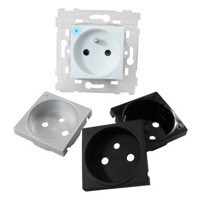 Prise électrique Club Arnould 2P+T Avec Griffes – Référence 65031, Occasion Fonctionnelle (voir Description)