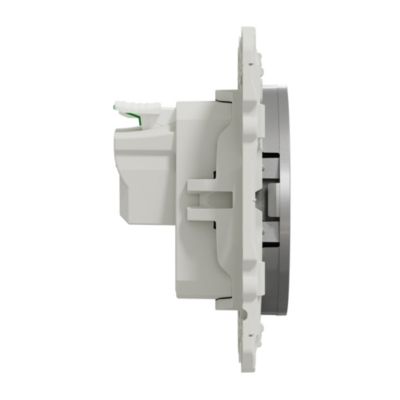 Mécanisme prise avec terre Schneider Electric Odace aluminium