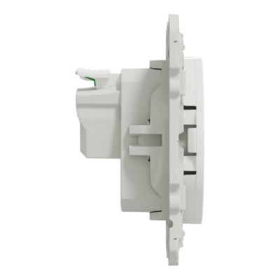 Mécanisme prise avec terre Schneider Electric Odace blanc