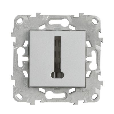 Mécanisme prise de téléphone SCHNEIDER ELECTRIC aluminium