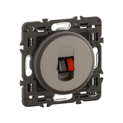 Prise Haut-parleur Legrand Sagane 85776 - Silex - Pour Installation Audio Mural - Neuf Sous Blister