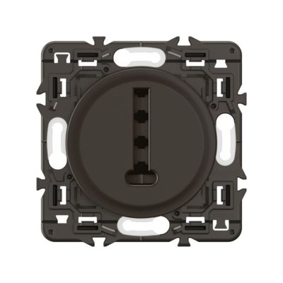 Mécanisme prise téléphone en T Legrand Céliane noir