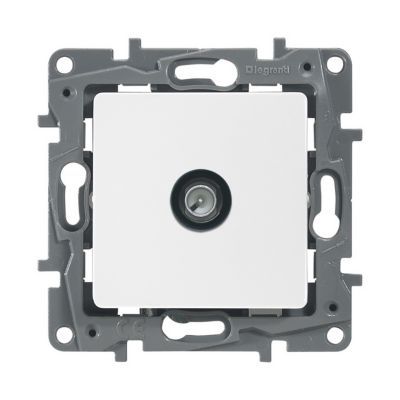Legrand 96618 - Prise TV Prise Antenne Television simple male NILOE