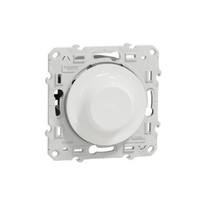 Mécanisme variateur de lumière universel en 2 ou 3 fils 3W 200W Schneider Electric Odace blanc