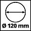 Mèche de forage pour tarière Einhell GP-EA 18/150 Li BL (diamètre de forage 120 mm, longueur 80 cm)
