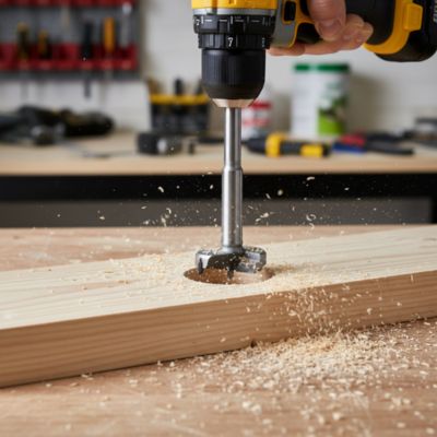 Mèche pour charnière Acier bruni L. 70 mm x ø26 mm