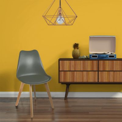 MEDALINE - Lot de 2 Chaises Scandinaves Kaki