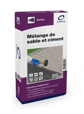 Melange ciment discount sable leroy merlin