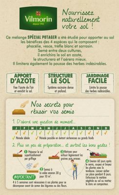 Mélange graines Vilmorin Spécial Potager bio