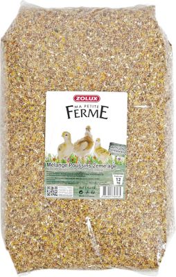 Mélange Alimentation Poussins 2ème Âge 10 Kg - Croissance Équilibrée Zolux Pour Volailles Jeunes